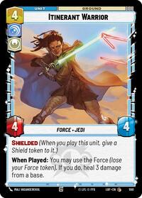 Itinerant Warrior (Foil) (550) [Legends of the Force]