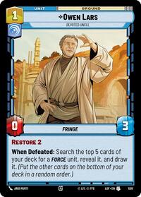 Owen Lars - Devoted Uncle (Foil) (559) [Legends of the Force]