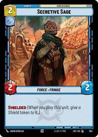 Secretive Sage (Foil) (563) [Legends of the Force]
