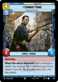 Chirrut Imwe - Blind, but not Deaf (Foil) (569) [Legends of the Force]