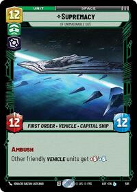 Supremacy - Of Unimaginable Size (Foil) (591) [Legends of the Force]
