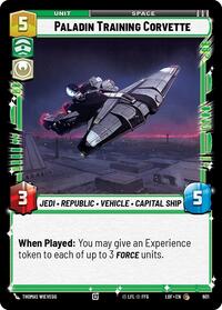 Paladin Training Corvette (Foil) (601) [Legends of the Force]