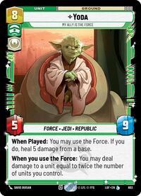 Yoda - My Ally is the Force (Foil) (603) [Legends of the Force]