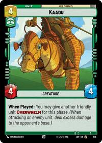 Kaadu (Foil) (616) [Legends of the Force]