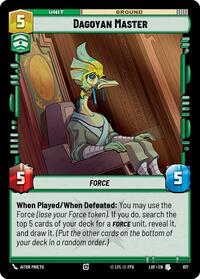 Dagoyan Master (Foil) (617) [Legends of the Force]