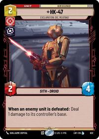 HK-47 - Exclamation: Die, Meatbag! (Foil) (632) [Legends of the Force]