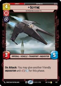 Scythe - Intimidating Silhouette (Foil) (637) [Legends of the Force]