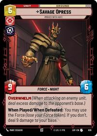 Savage Opress - Imbued With Hate (Foil) (639) [Legends of the Force]