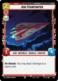 Jedi Starfighter (Foil) (646) [Legends of the Force]