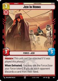 Jedi In Hiding (Foil) (661) [Legends of the Force]