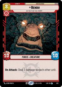 Bendu - Do You Fear the Storm? (Foil) (672) [Legends of the Force]