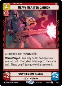Heavy Blaster Cannon (Foil) (673) [Legends of the Force]