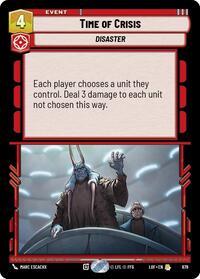 Time of Crisis (Foil) (679) [Legends of the Force]
