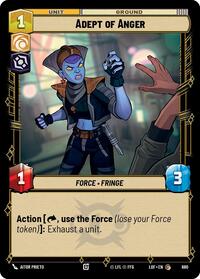 Adept of Anger (Foil) (680) [Legends of the Force]
