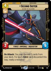 Second Sister - Seeking the Holocron (Foil) (686) [Legends of the Force]