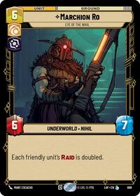 Marchion Ro - Eye of the Nihil (Foil) (688) [Legends of the Force]