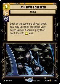 As I Have Foreseen (Foil) (690) [Legends of the Force]