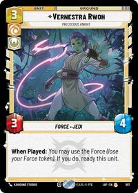 Vernestra Rwoh - Precocious Knight (Foil) (697) [Legends of the Force]