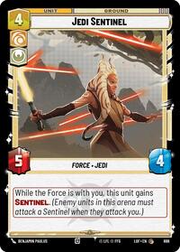 Jedi Sentinel (Foil) (698) [Legends of the Force]