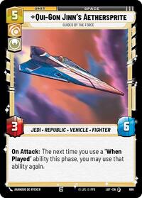 Qui-Gon Jinn's Aethersprite - Guided by the Force (Foil) (699) [Legends of the Force]