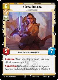 Depa Billaba - A Higher Purpose (Foil) (701) [Legends of the Force]