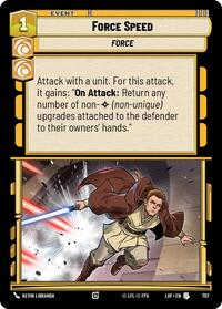 Force Speed (Foil) (707) [Legends of the Force]