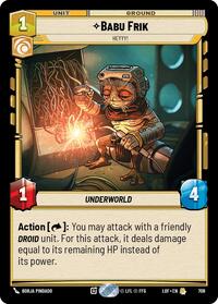 Babu Frik - Heyyy! (Foil) (708) [Legends of the Force]