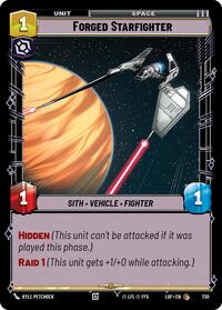 Forged Starfighter (Foil) (730) [Legends of the Force]