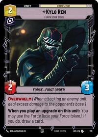 Kylo Ren - I Know Your Story (Foil) (731) [Legends of the Force]