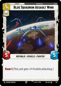 Blue Squadron Assault Wing (Foil) (753) [Legends of the Force]