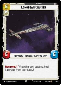 Longbeam Cruiser (Foil) (755) [Legends of the Force]
