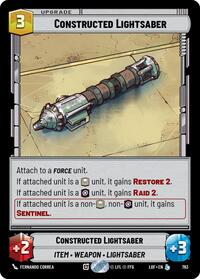 Constructed Lightsaber (Foil) (763) [Legends of the Force]