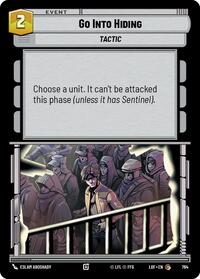 Go Into Hiding (Foil) (764) [Legends of the Force]