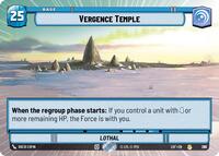 Vergence Temple (Hyperspace Foil) (767) [Legends of the Force]