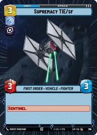 Supremacy TIE/sf (Hyperspace Foil) (774) [Legends of the Force]