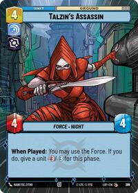 Talzin's Assassin (Hyperspace Foil) (775) [Legends of the Force]