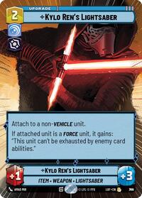 Kylo Ren's Lightsaber (Hyperspace Foil) (780) [Legends of the Force]