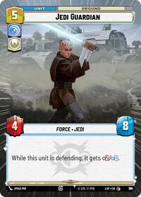 Jedi Guardian (Hyperspace Foil) (789) [Legends of the Force]