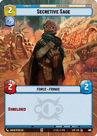 Secretive Sage (Hyperspace Foil) (801) [Legends of the Force]