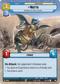 Watto - No Money, No Parts, No Deal (Hyperspace Foil) (805) [Legends of the Force]