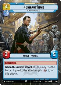 Chirrut Imwe - Blind, but not Deaf (Hyperspace Foil) (807) [Legends of the Force]