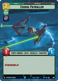 Exegol Patroller (Hyperspace Foil) (820) [Legends of the Force]