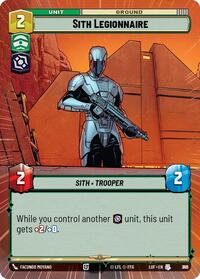 Sith Legionnaire (Hyperspace Foil) (821) [Legends of the Force]