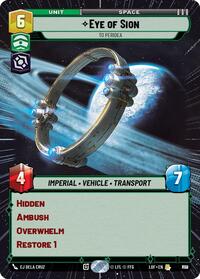 Eye of Sion - To Peridea (Hyperspace Foil) (828) [Legends of the Force]