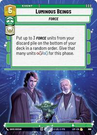 Luminous Beings (Hyperspace Foil) (844) [Legends of the Force]