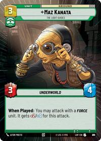Maz Kanata - The Light Guides (Hyperspace Foil) (851) [Legends of the Force]