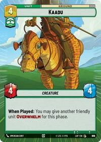 Kaadu (Hyperspace Foil) (854) [Legends of the Force]