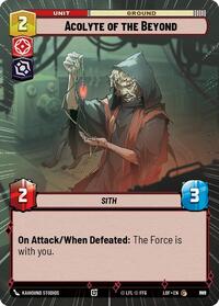 Acolyte of the Beyond (Hyperspace Foil) (869) [Legends of the Force]