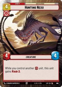 Hunting Nexu (Hyperspace Foil) (902) [Legends of the Force]