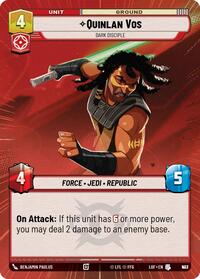 Quinlan Vos - Dark Disciple (Hyperspace Foil) (903) [Legends of the Force]